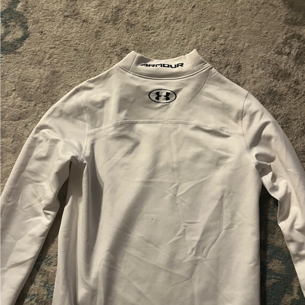Under Armour Kids White Long Sleeve Top